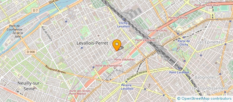 localisation de l'entreprise SO MULTISERVICES à LEVALLOIS-PERRET