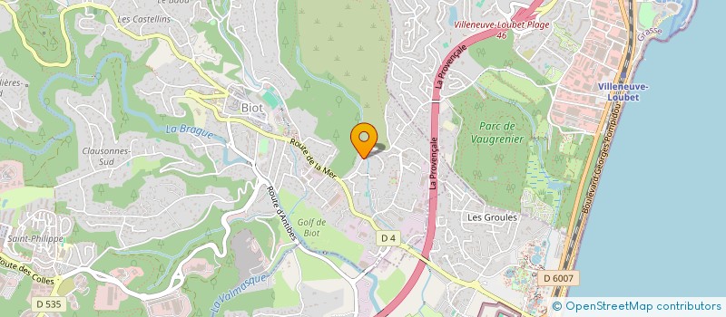 localisation de l'entreprise SO NA BAT à BIOT