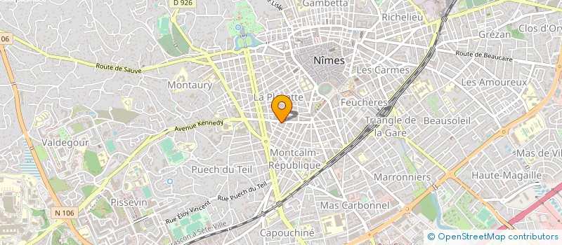 localisation de l'entreprise SO.NI.PROM  NIMES