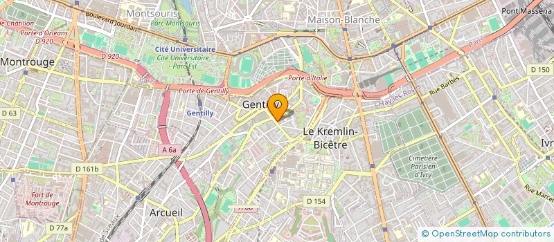 localisation de l'entreprise SO NO  GENTILLY