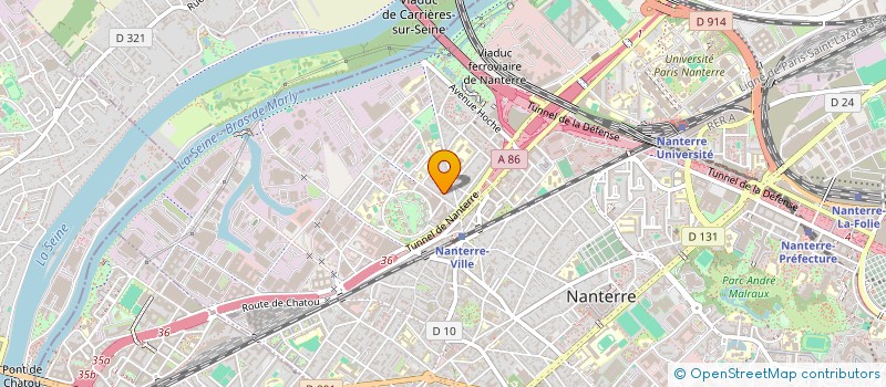 localisation de l'entreprise SO.NO.P.A.R. à NANTERRE