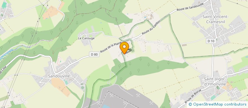 localisation de l'entreprise SO NO REV  SANDOUVILLE