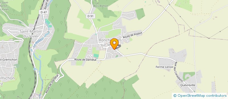 localisation de l'entreprise SO NORMANDIE RENOV  RONCHEROLLES-SUR-LE-VIVIER