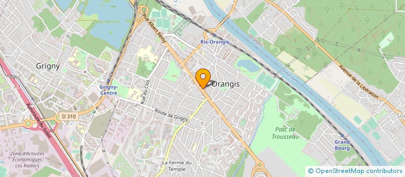 localisation de l'entreprise SO & NY à RIS-ORANGIS