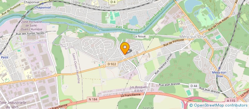 localisation de l'entreprise SO'ON  MERY-SUR-OISE