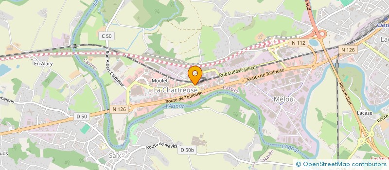 localisation de l'entreprise SO.P.H.I.E  CASTRES