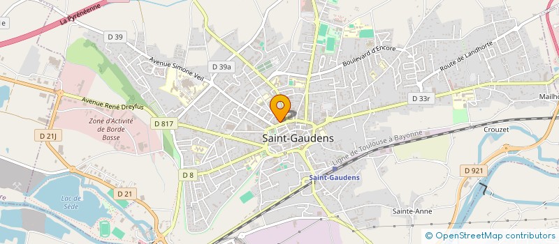 localisation de l'entreprise SO PA GIX  SAINT-GAUDENS