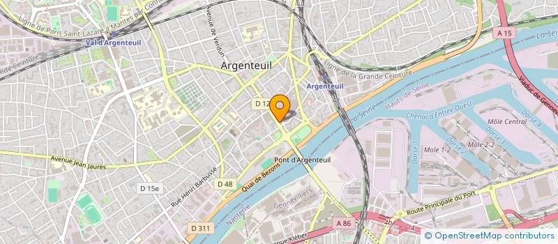 localisation de l'entreprise SO PARIS  ARGENTEUIL