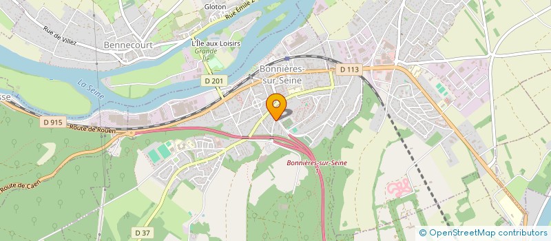 localisation de l'entreprise SO.PARISIENS à BONNIERES-SUR-SEINE