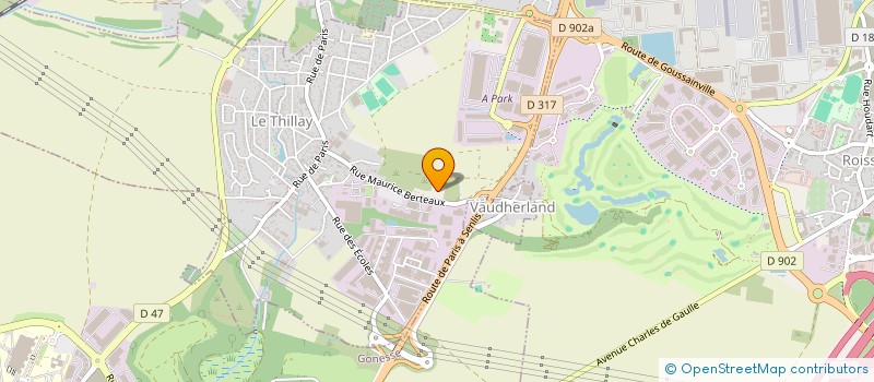 localisation de l'entreprise SO'PARKING ROISSY  LE THILLAY