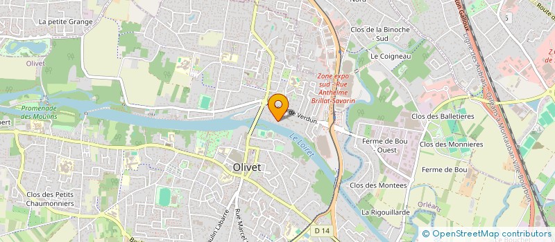 localisation de l'entreprise SO PARTNER à OLIVET
