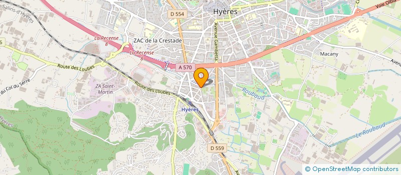 localisation de l'entreprise SO'POSE à HYERES
