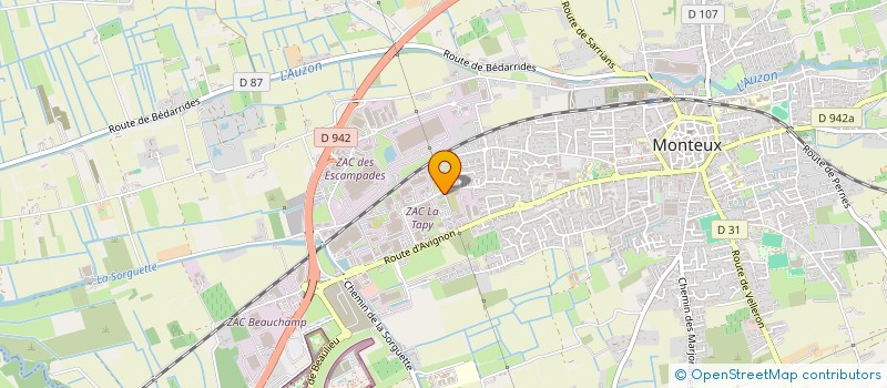 localisation de l'entreprise SO.PR.EM  MONTEUX