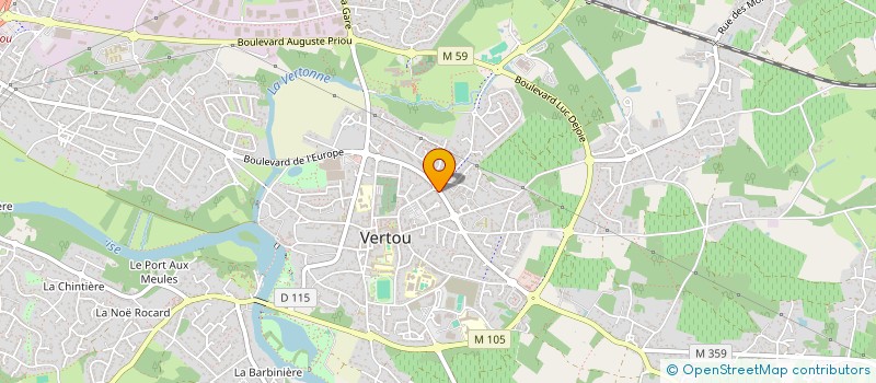 localisation de l'entreprise SO PRESSING à VERTOU