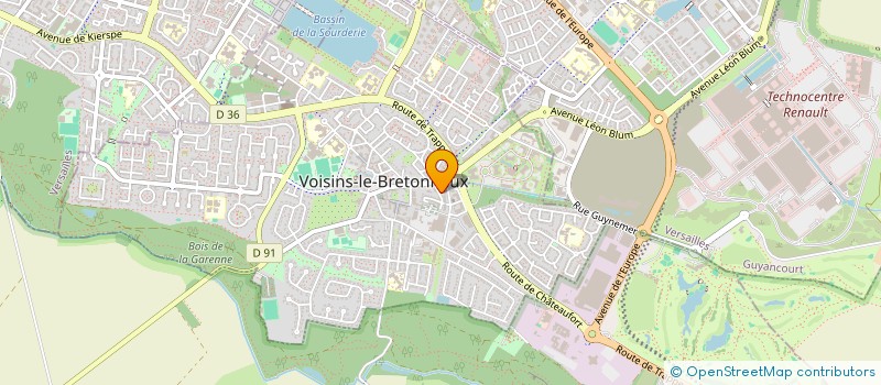 localisation de l'entreprise SO PROCUREMENT  VOISINS-LE-BRETONNEUX