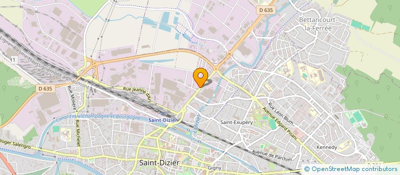 localisation de l'entreprise SO PROD 52 à SAINT-DIZIER