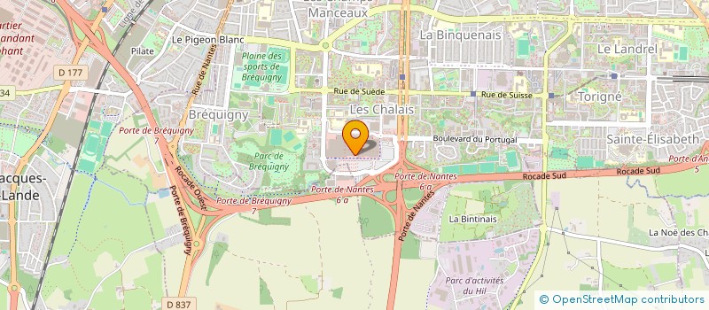 localisation de l'entreprise SO RE IM BRETAGNE  RENNES