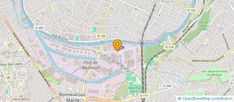 localisation de l'entreprise SO-RE-TRA  BONNEUIL-SUR-MARNE