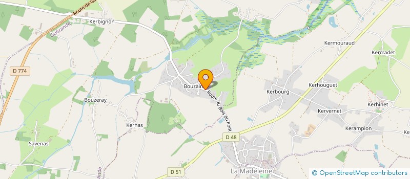 localisation de l'entreprise SO'RELAX  GUERANDE