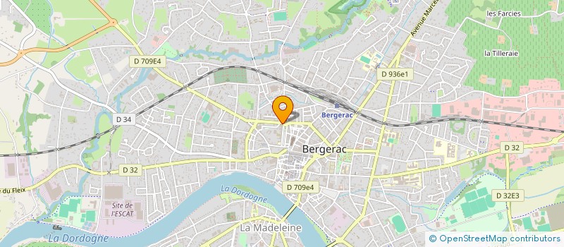 localisation de l'entreprise SO RENOV à BERGERAC