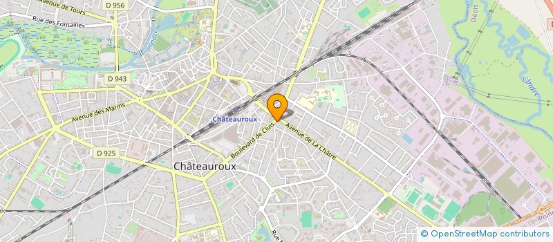 localisation de l'entreprise SO-RH à CHATEAUROUX