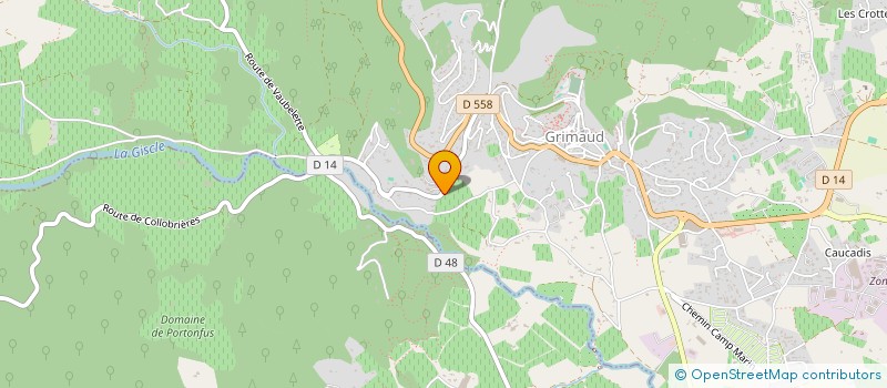 localisation de l'entreprise SO'SALADES SO'PIZZAS à GRIMAUD
