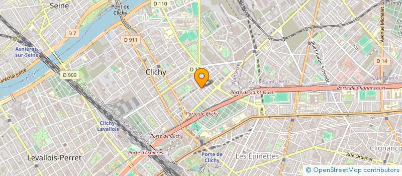 localisation de l'entreprise SO SARL à CLICHY