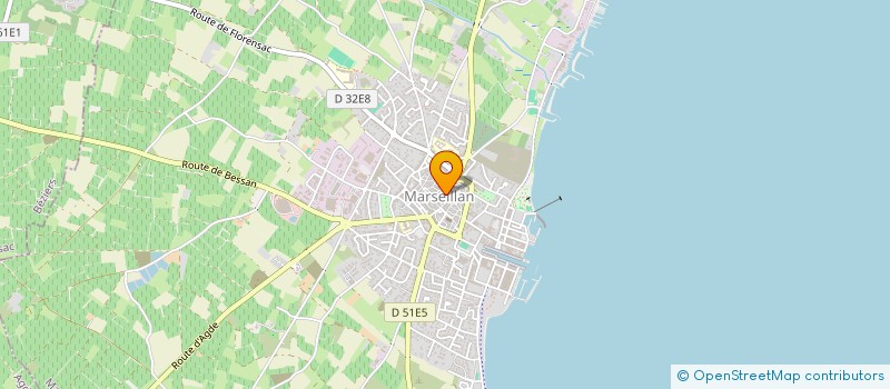 localisation de l'entreprise SO SE VI à MARSEILLAN