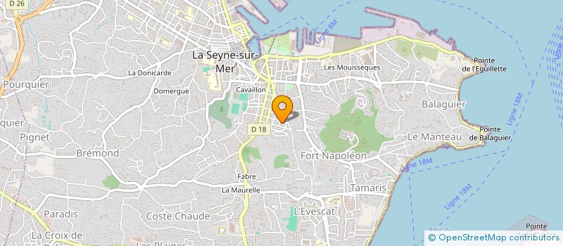 localisation de l'entreprise SO SERVICES à LA SEYNE-SUR-MER