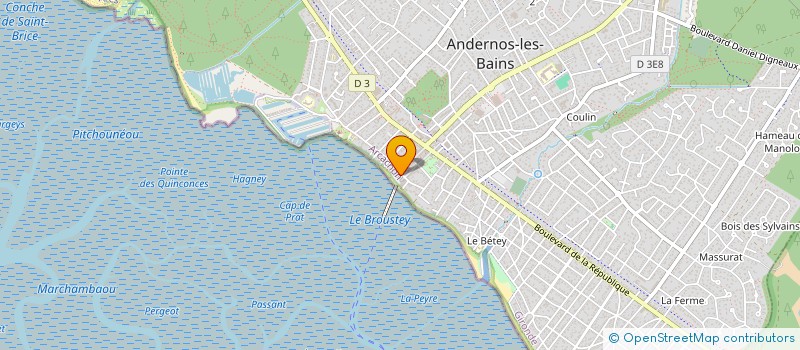 localisation de l'entreprise SO SHOES MEDITERRANEE à ANDERNOS-LES-BAINS