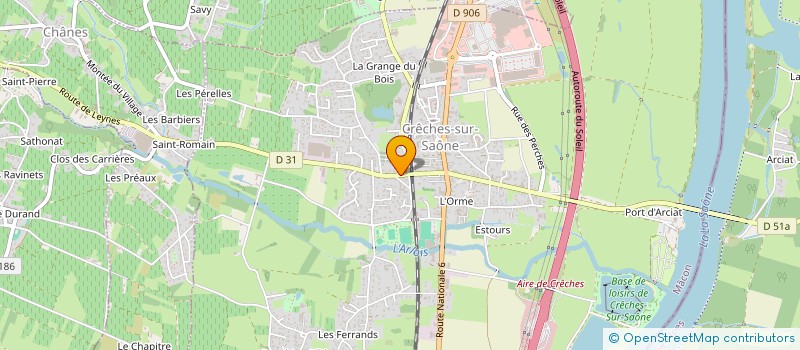 localisation de l'entreprise SO STYLE à CRECHES-SUR-SAONE