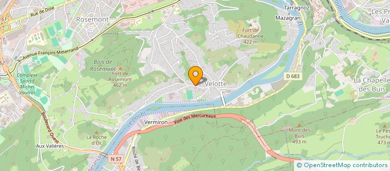 localisation de l'entreprise SO SUITE PHOTOGRAPHIE  BESANCON