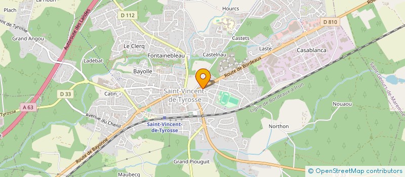 localisation de l'entreprise SO SWELL à SAINT-VINCENT-DE-TYROSSE