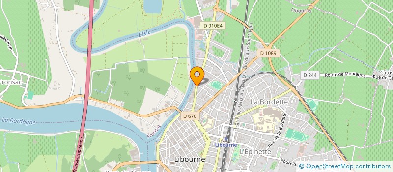 localisation de l'entreprise SO TENNESSEE FILMS  LIBOURNE