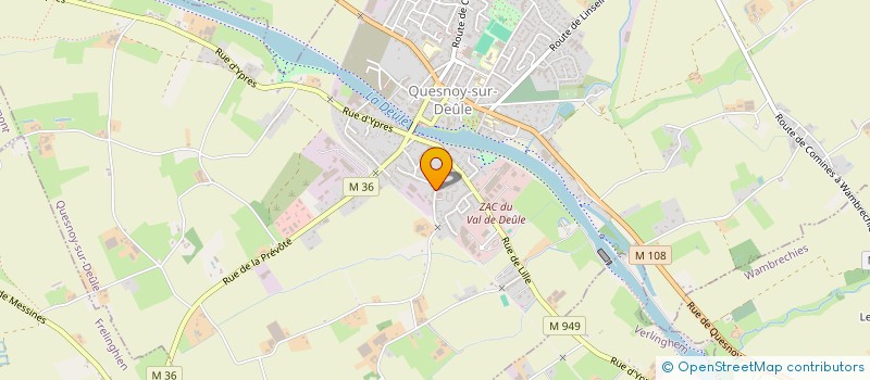 localisation de l'entreprise SO TER NOR à DEULEMONT