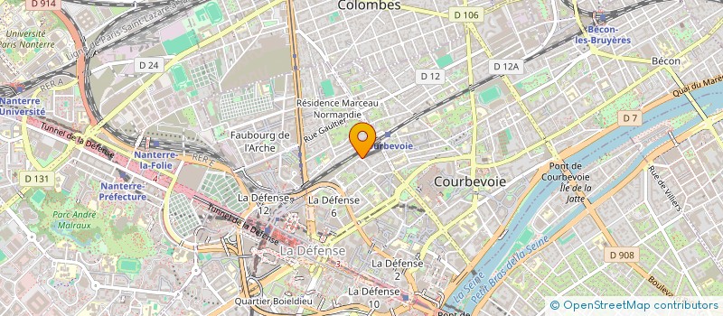 localisation de l'entreprise SO THAI à COURBEVOIE