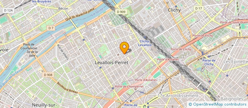 localisation de l'entreprise SO TIZZ à LEVALLOIS-PERRET