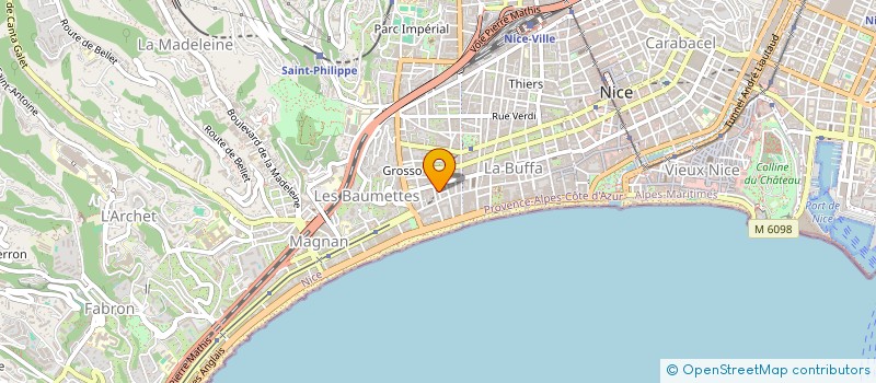 localisation de l'entreprise SO TRA BAT à NICE