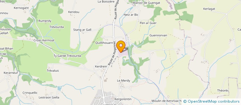 localisation de l'entreprise SO TRAITEUR à GUENGAT