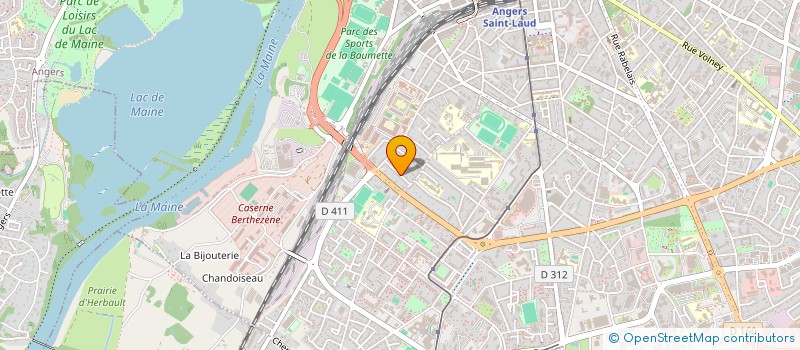 localisation de l'entreprise SO'TRANS à ANGERS