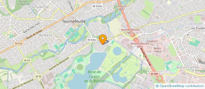 localisation de l'entreprise SO TRANSPORT  TOURNEFEUILLE