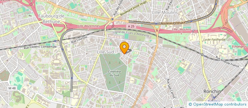 localisation de l'entreprise SO TRANSPORT (ST) à LILLE
