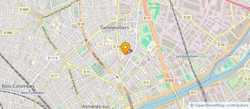localisation de l'entreprise SO TRANSPORTS à GENNEVILLIERS
