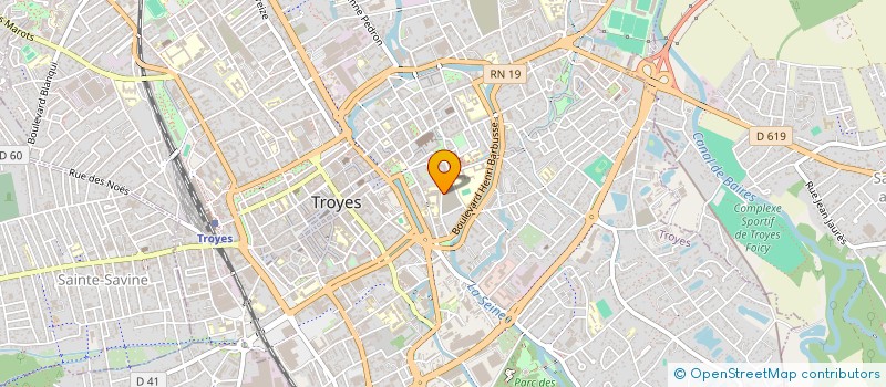 localisation de l'entreprise SO.TRO.CO. SARL à TROYES