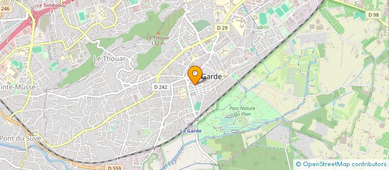 localisation de l'entreprise SO.VAR.BAT. SOCIETE VAROISE DU BATIMENT à LA GARDE