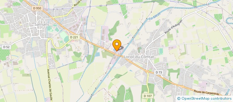 localisation de l'entreprise SO VAU TOITURES à LORIOL-DU-COMTAT