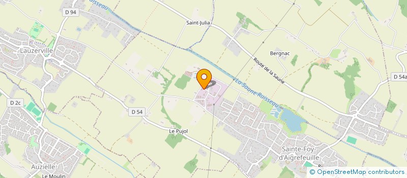 localisation de l'entreprise SO'VERT ENVIRONNEMENT  SAINTE-FOY-D'AIGREFEUILLE