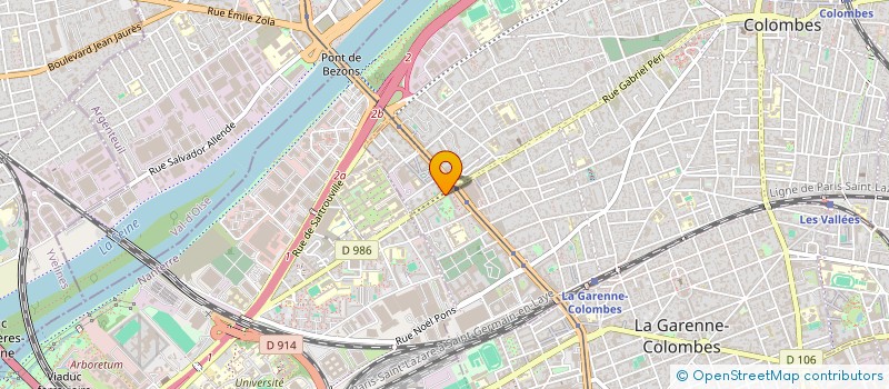 localisation de l'entreprise SO VI CO SARL à COLOMBES