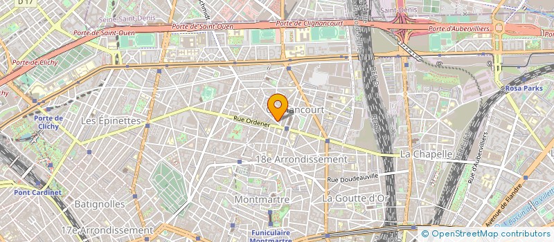 localisation de l'entreprise SO VI PAS 18 à PARIS