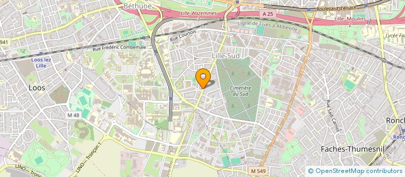 localisation de l'entreprise SO'VTC à LILLE